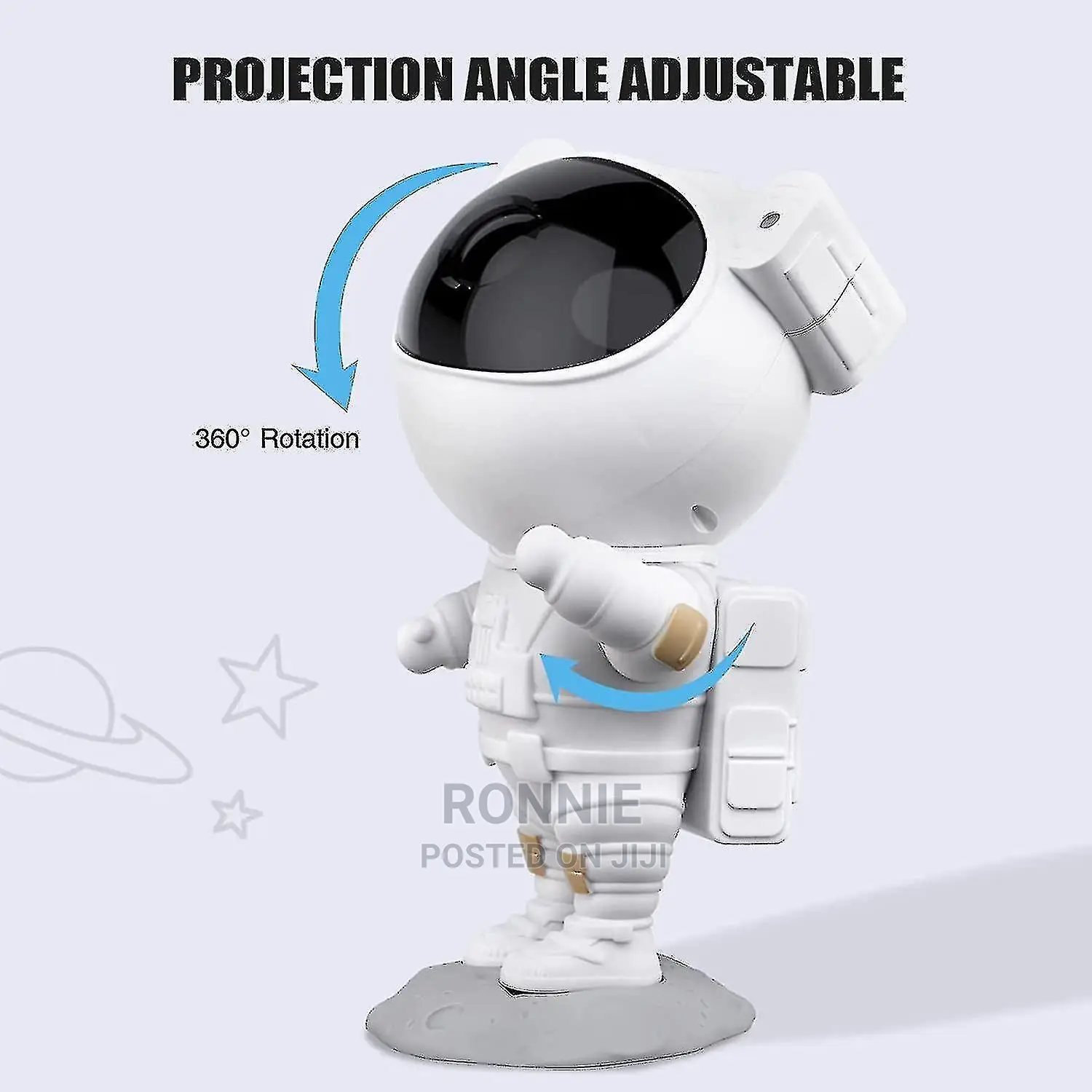Star Projector Galaxy Night Light - Astronaut Space Buddy Pr