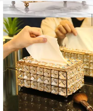 European Style Crystal Serviette Holder