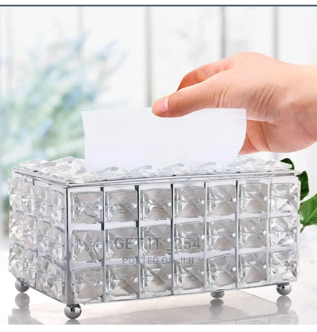 European Style Crystal Serviette Holder