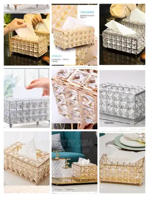 European Style Crystal Serviette Holder