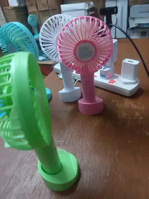 Mini Portable Rechargeable Fan With Standing Base