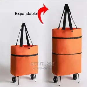 Foldable Shopping Bag on Wheels