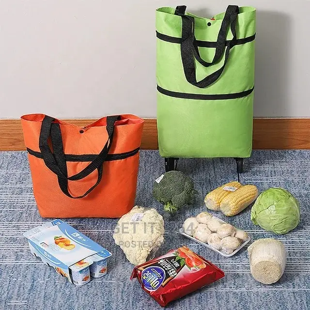 Foldable Shopping Bag on Wheels