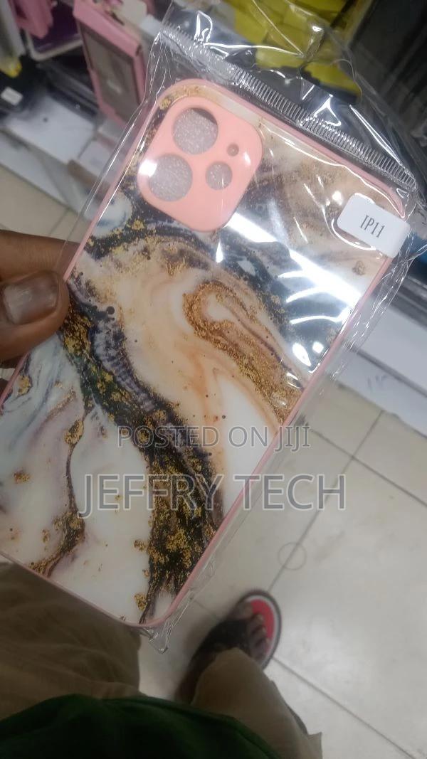 iPhone 11 Marble Case, Slim Soft Flexible TPU Marble Floral - thumbnail 3