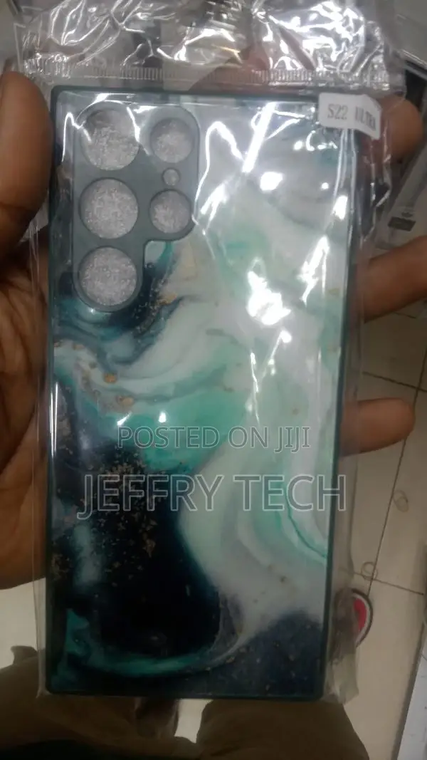 S22 Ultra Marble Case for Women Girls TPU Rubber Silicone C
