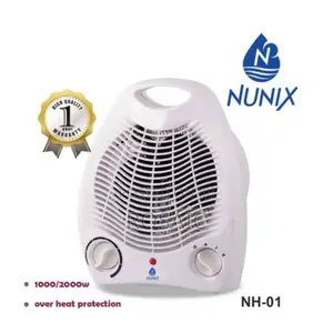 Nunix Portable Electric Room Heater With Fan