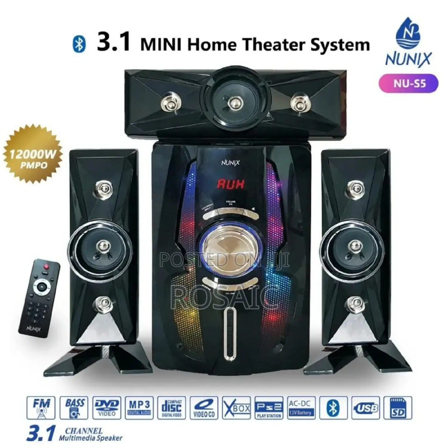 Nunix S5 Complete Mini Home Theater System
