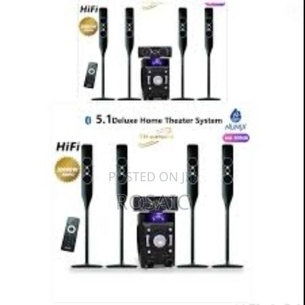 Nunix Deluxe Home Theatre System 5.1 Nu-9090bwith Tall Boys