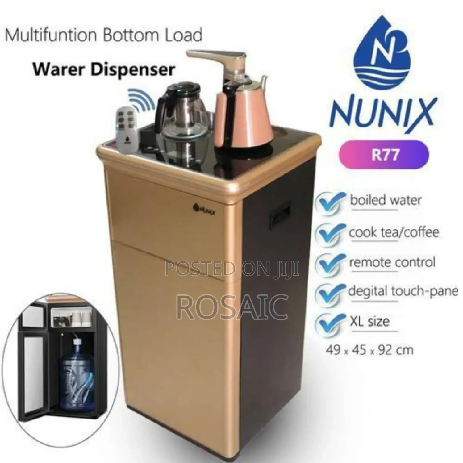 Nunix R77 Bottom Load Multifunctional Water Dispenser at 13200