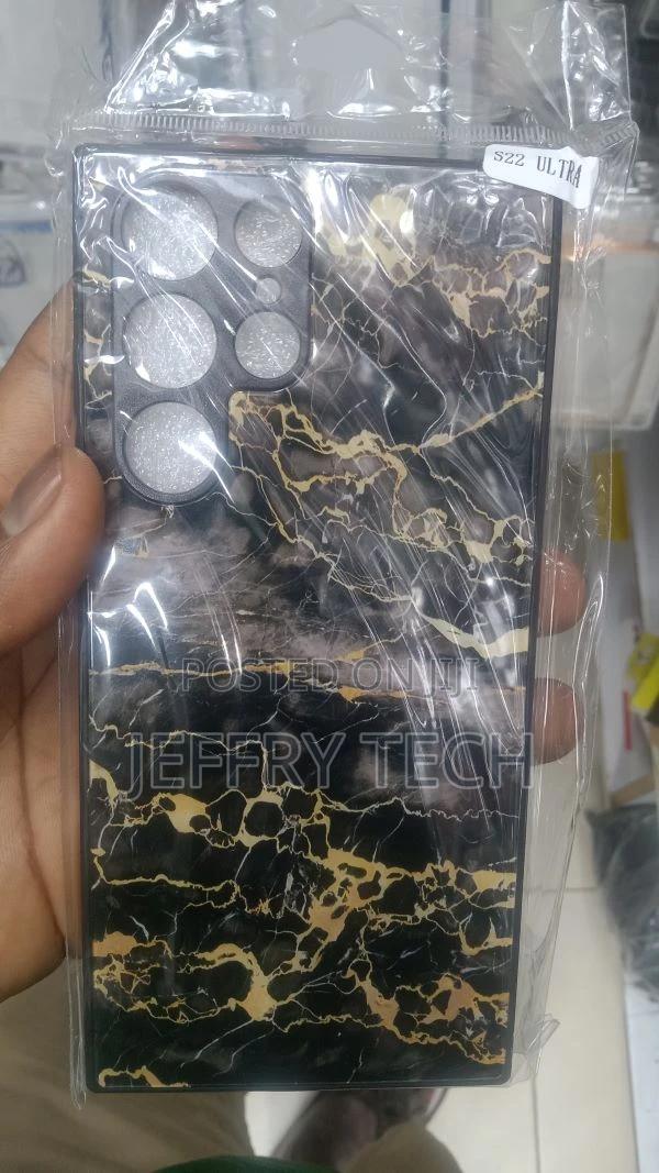Black Marble Samsung Galaxy S23 Ultra Case