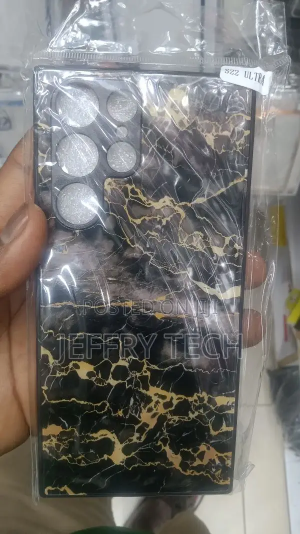 Black Marble Samsung Galaxy S23 Ultra Case