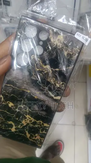 Black Marble Samsung Galaxy S23 Ultra Case