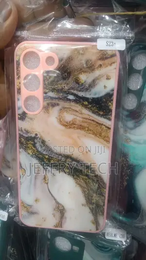 Brown Marble Phone Case for Samsung Galaxy S23 Plus | Glass