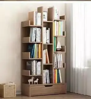 Big Multipurpose Bookshelf With a Lower Drawer Case