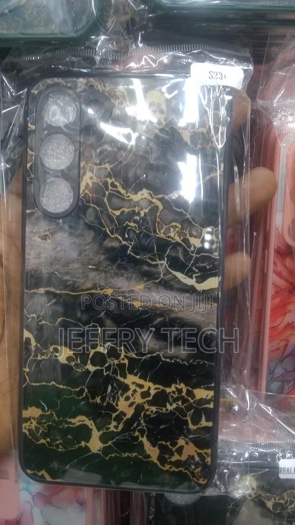 Black Marble Samsung Galaxy S23 / S23 Plus Case - main view