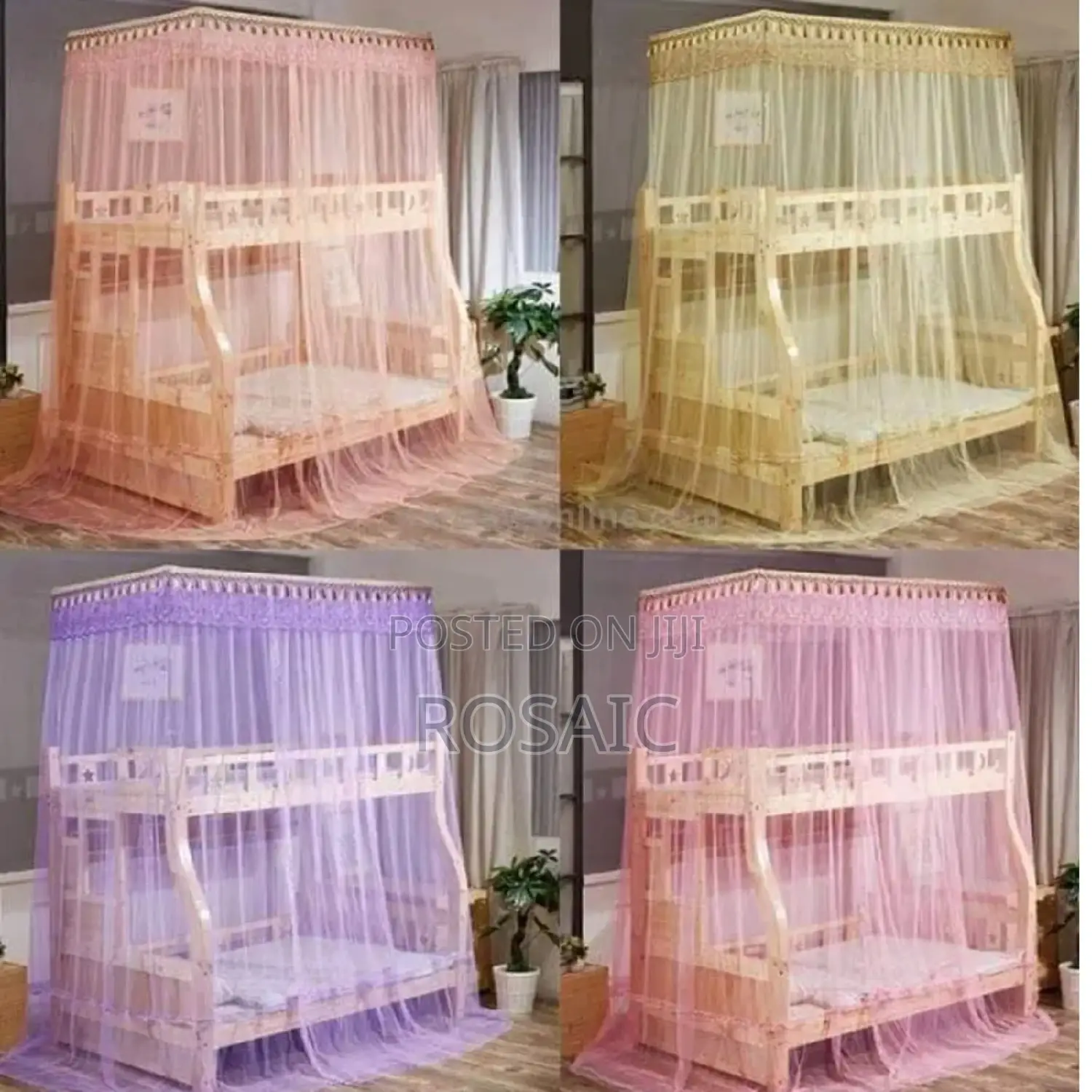 Mosquito Net for Double Decker Beds Free Size