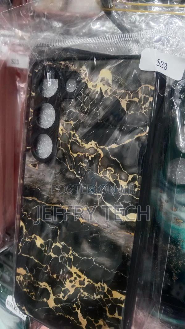 Black Marble Samsung S23 Case - thumbnail 2