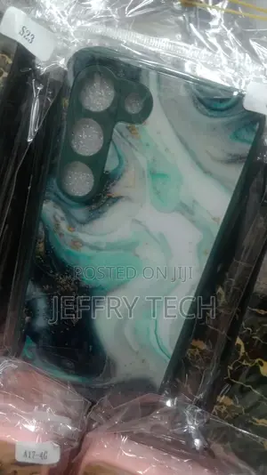 Green Marble Samsung S23 Case