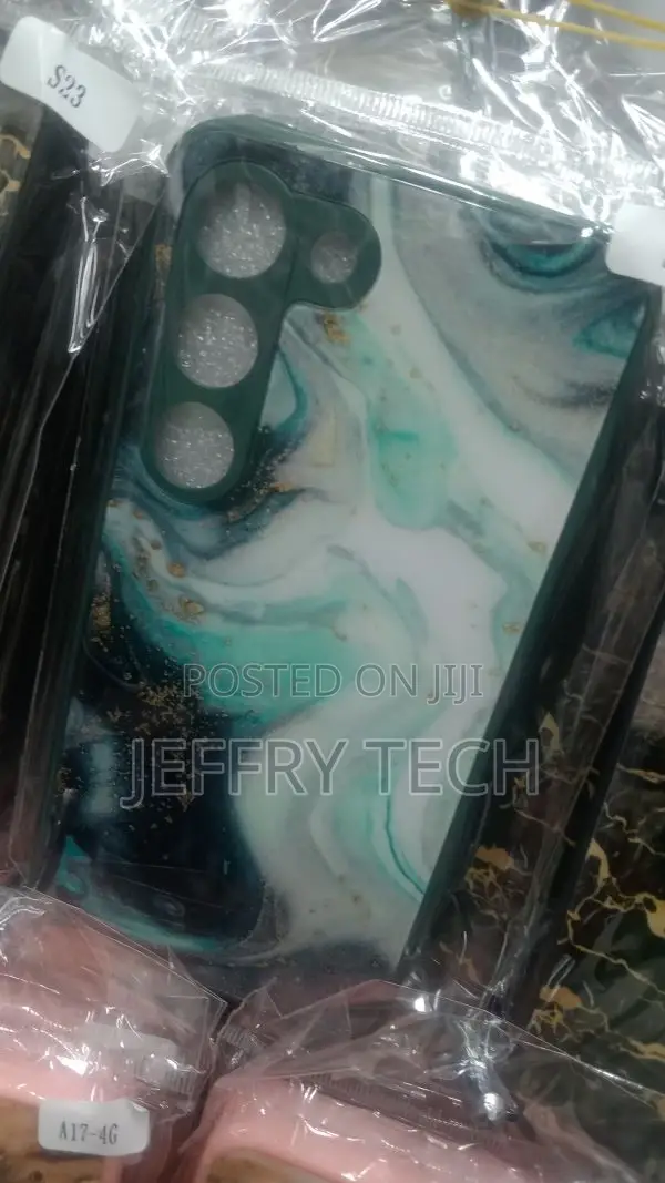 Green Marble Samsung S23 Case