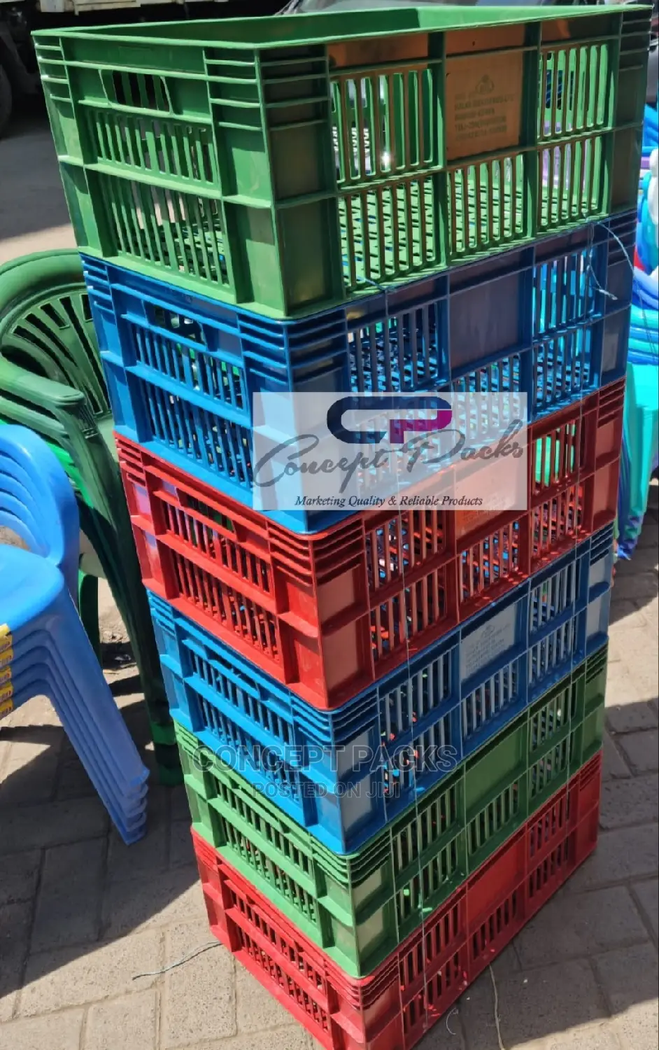 Normal Bread Crates.