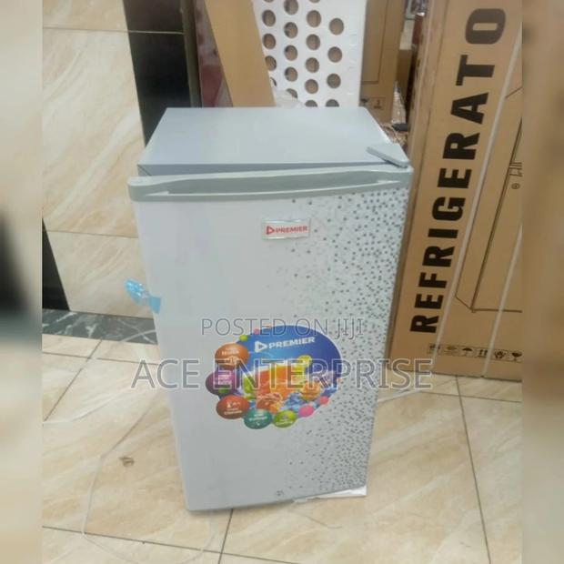 Premier 90L Fridge Single Door Silver - main view