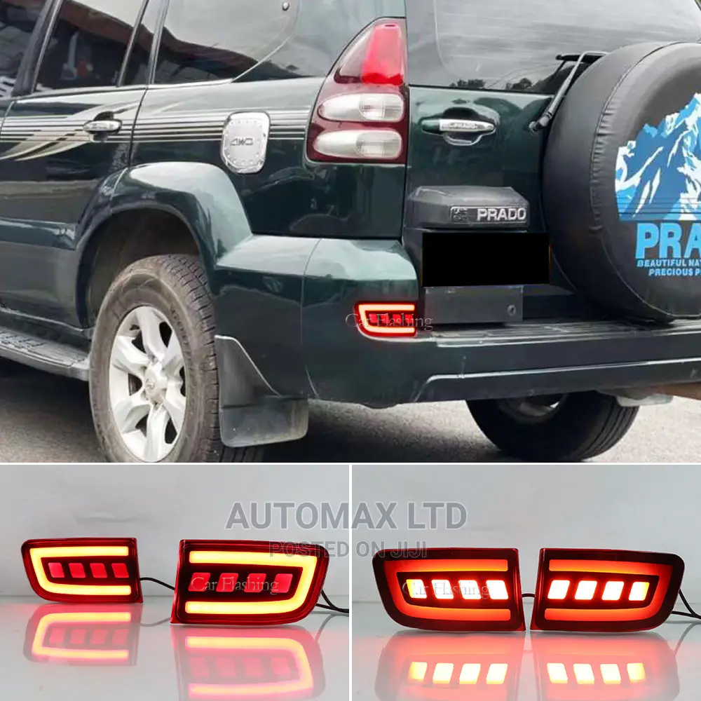 Toyota Land Cruiser Prado, J120, Rear Bumper Led Reflectors in Nairobi ...