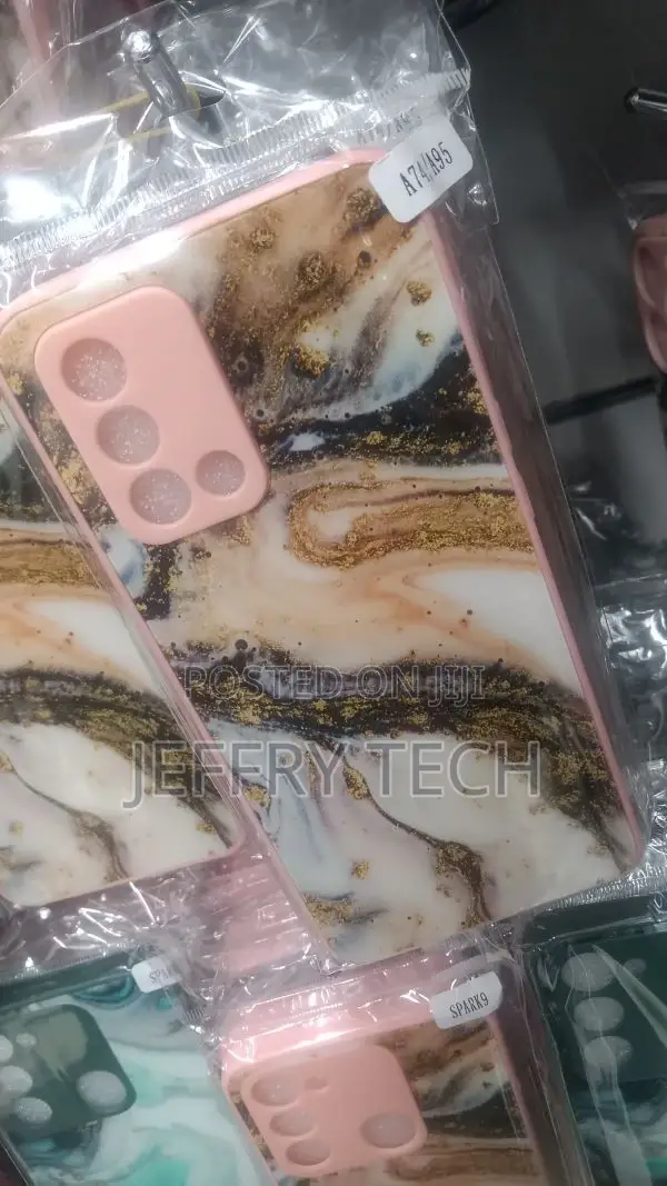Brown Marble Hard Samsung A74 Case Phone Cover