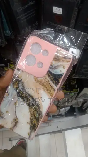 Brown Marble Phone Case for Oppo Reno 8 | Glass Case
