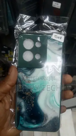 Green Marble Case Oppo Reno 8