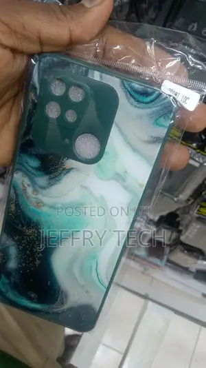 Xiaomi Redmi 10C Case With a Marble Design - Green