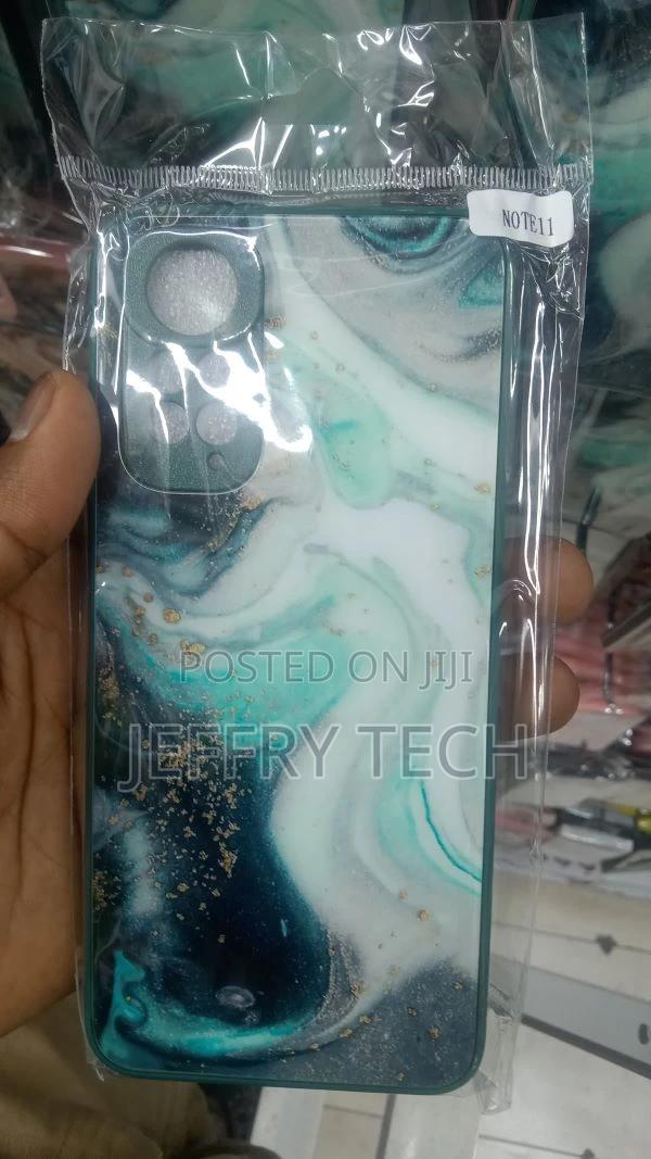 Xiaomi Redmi Note 11 Case Marble Green, Mobile Phone Ca - main view