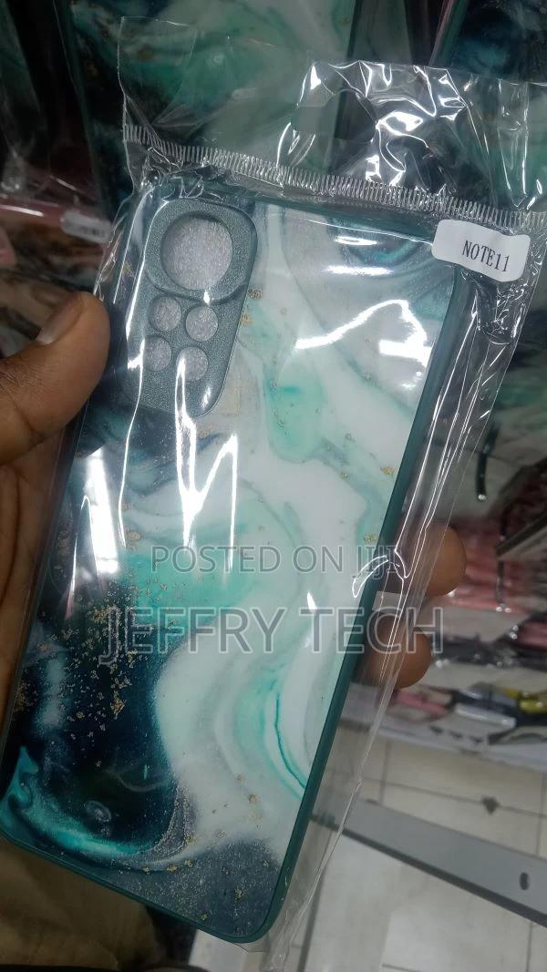 Xiaomi Redmi Note 11 Case Marble Green, Mobile Phone Ca - thumbnail 3