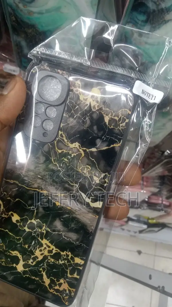 Xiaomi Redmi Note 11 5G Cover - Trendy Black Marble