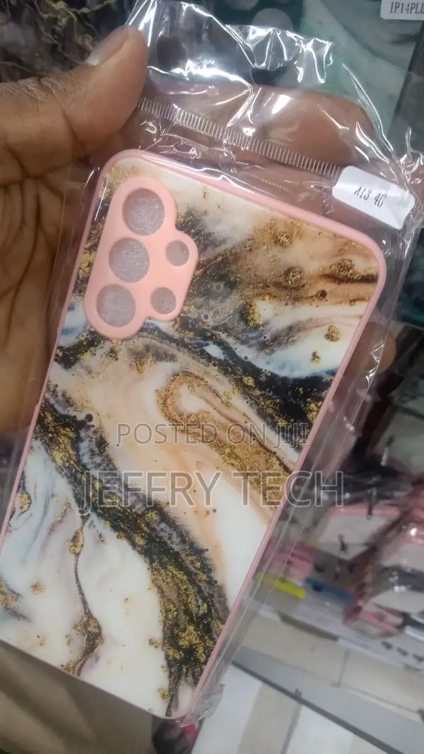Fire Wood - Brown Marble Samsung Galaxy A13 Case