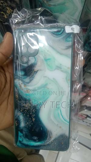 Phone Case Cover for Samsung Galaxy A12,Green White Marble P - thumbnail 2