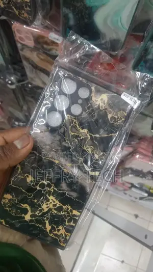 For Samsung S22 Ultra Marble Pattern Phone Case Black White