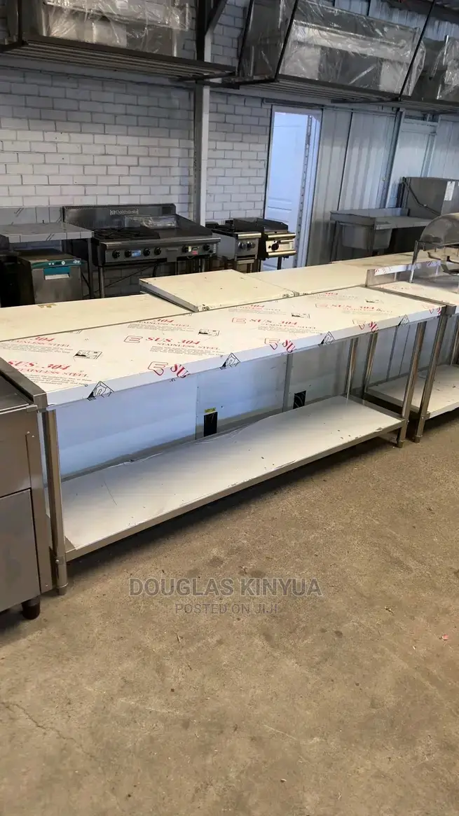 Working Table ( Stainless Steel Full Length Table).