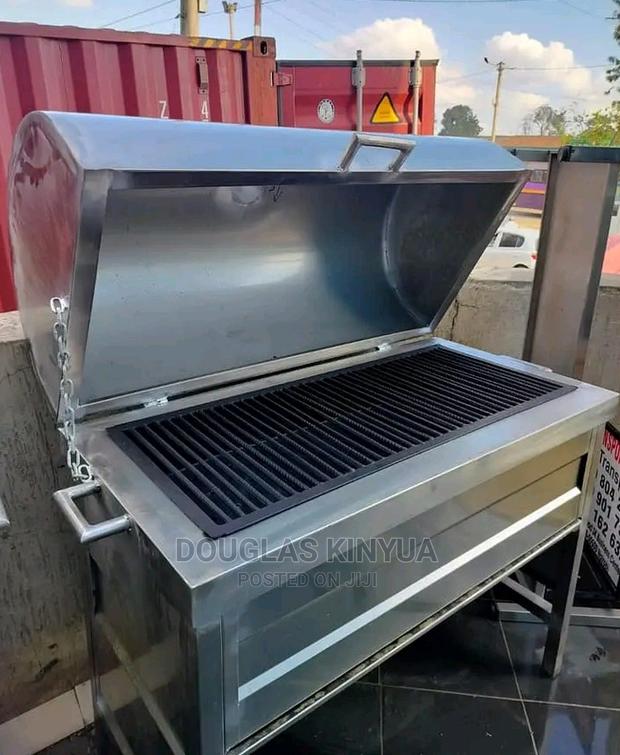Stainless Steel Barbeque Choma Grill. - main view