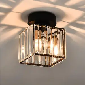 Square Crystal Ceiling Light