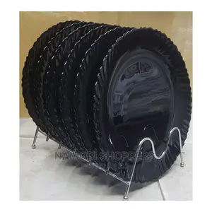 Plates 6PCS 10" Black Plates