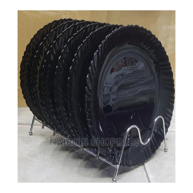 Plates 6PCS 10" Black Plates - main view