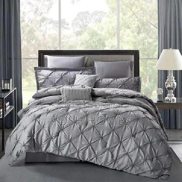 Pinch Pleat Pin Tuck Duvet Cover Set