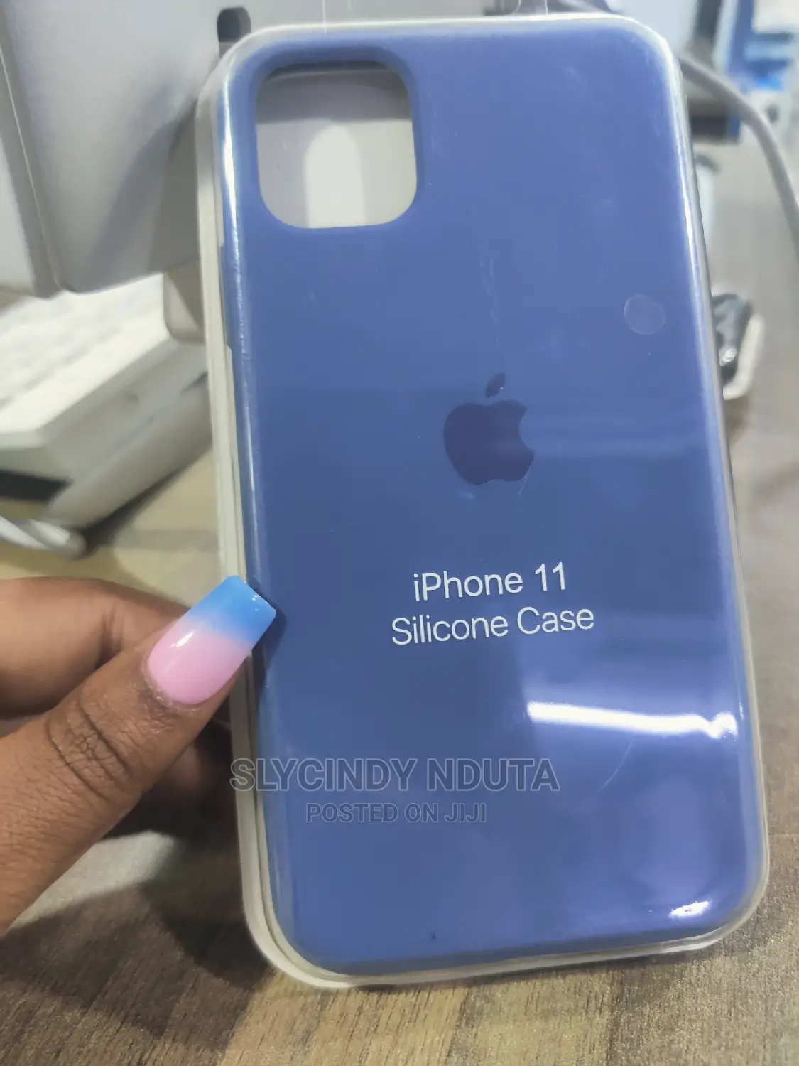 iPhone 11 Silicone Case (Blue)