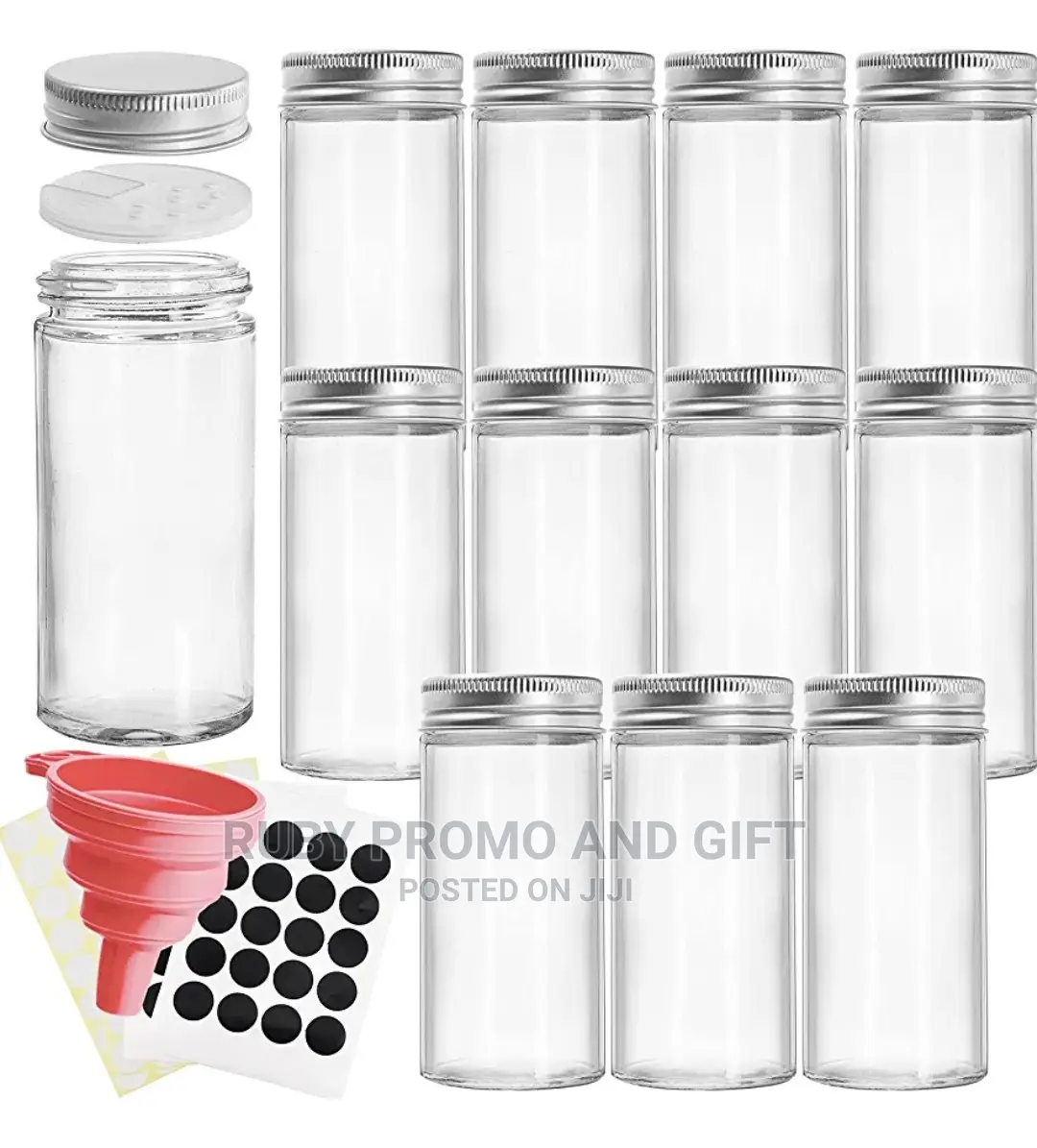 Glass 212ml Spice Containers