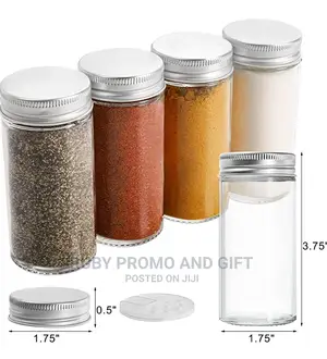 Glass 212ml Spice Containers