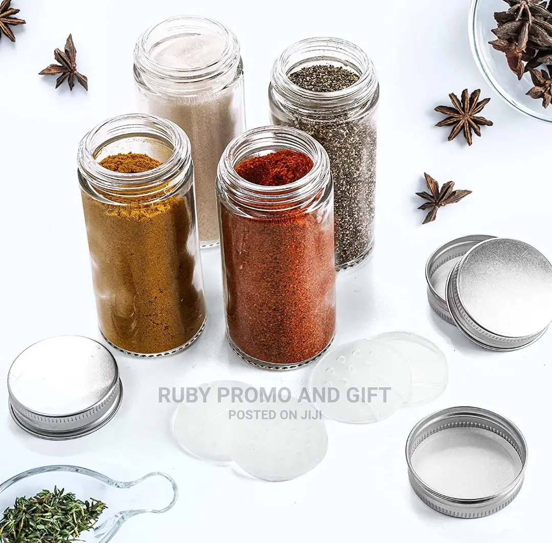 Glass 212ml Spice Containers