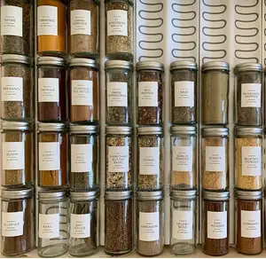 Glass 212ml Spice Containers