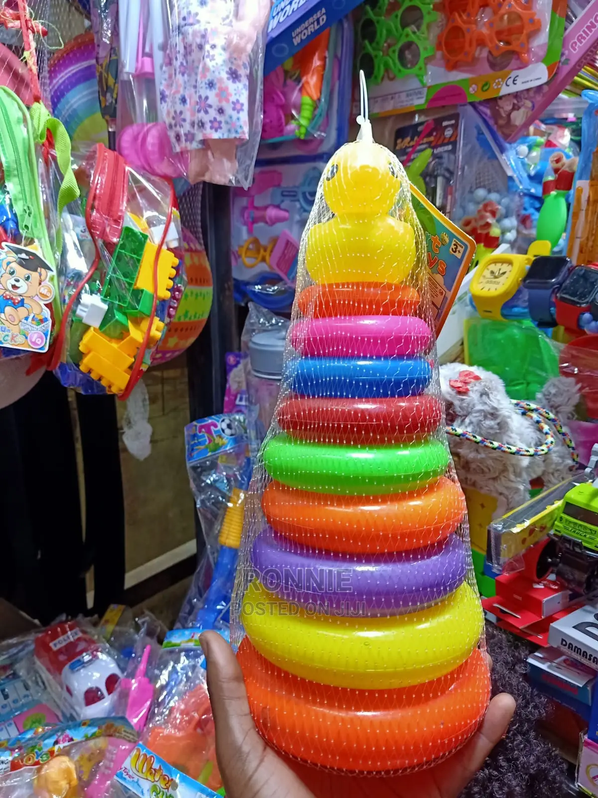 Kids Rainbow Ring Tower 10 in 1