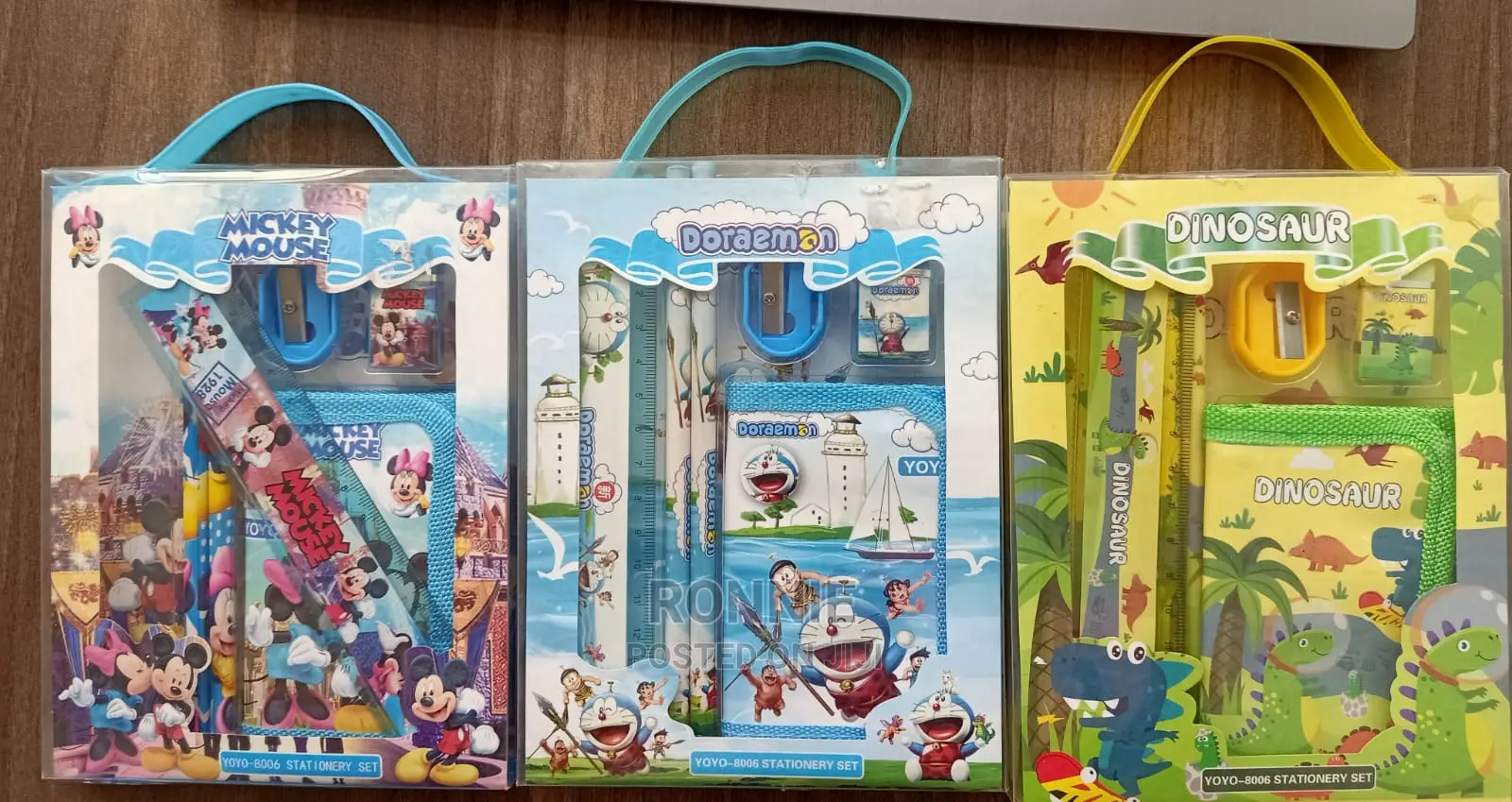 Cartoon Themed Stationery With Pouch/Wallet