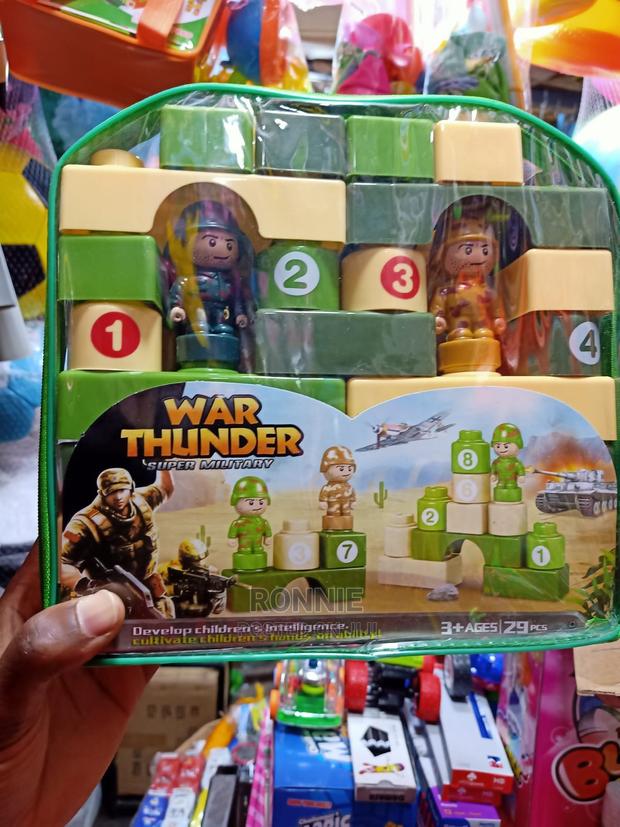 29pcs Big Building Blocks War Thunder Military Toy Blocks